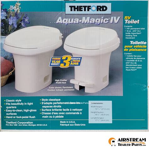 Thetford motorhome toilet aqua magic iv